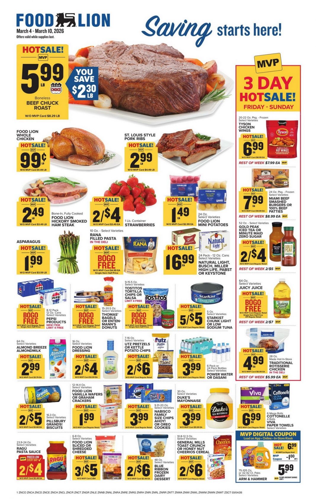 Food Lion Weekly Ad Mar 04 – Mar 10, 2026