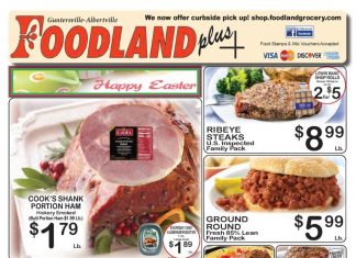 Foodland(US) Weekly Ad Mar 31 – Apr 06, 2026 (Easter Promotion Included)