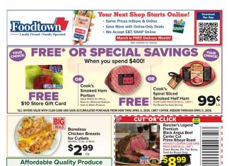 Foodtown Weekly Ad Mar 27 – Apr 02, 2026 (Easter Promotion Included)