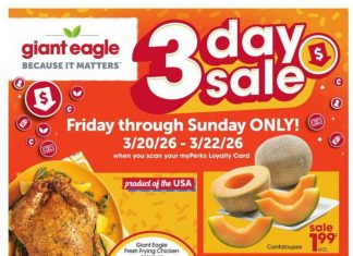 Giant Eagle Weekly Ad Mar 19 – Mar 25, 2026