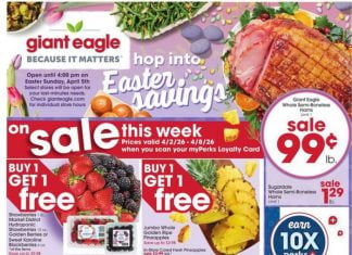 Giant Eagle Weekly Ad Apr 02 – Apr 08, 2026 (Easter Promotion Included)
