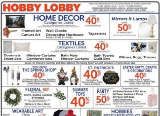 Hobby Lobby Weekly Ad Mar 15 – Mar 21, 2026 (Saint Patrick’s Day & Easter Promotion Included)