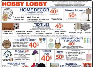 Hobby Lobby Weekly Ad Mar 29 – Apr 04, 2026 (Easter Promotion Included)