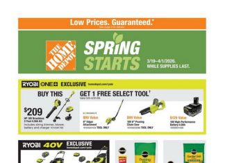 Home Depot Spring Savings Mar 19 – Apr 01, 2026