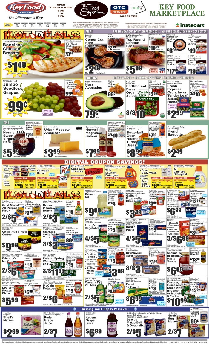 Key Food Weekly Ad Mar 20 – Mar 26, 2026