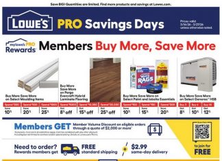 Lowe’s Pro Ad Mar 16 – Mar 27, 2026