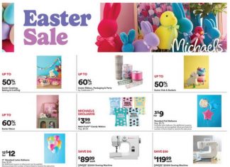 Michaels Weekly Ad Mar 29 – Apr 04, 2026 (Easter Promotion Included)