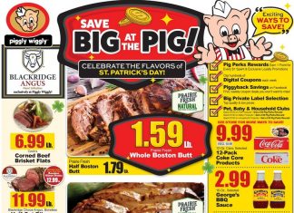 Piggly Wiggly Weekly Ad Mar 11 – Mar 17, 2026 (Saint Patrick’s Day Promotion Included)