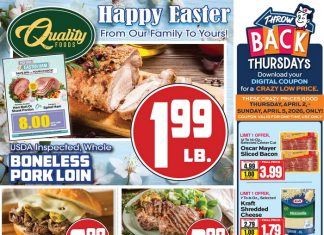 Quality Foods Weekly Ad Apr 01 – Apr 07, 2026 (Easter Promotion INcluded)