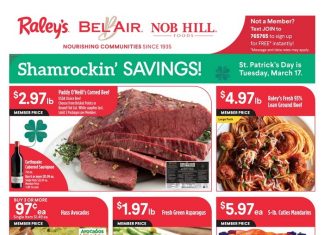 Raley’s Supermarkets Weekly Ad Mar 11 – Mar 17, 2026 (St. Patrick’s Day Promotion Included)
