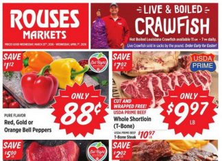 Rouses Weekly Ad Mar 25 – Apr 01, 2026 (Easter Promotion Included)