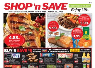 SHOP ‘n SAVE Weekly Ad Mar 19 – Mar 25, 2026 (Easter Promotion Included)