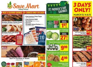 Save Mart Supermarkets Weekly Ad Mar 11 – Mar 17, 2026 (St. Patrick’s Day Promotion Included)