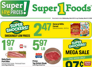 Super 1 Foods Weekly Ad Mar 25 – Mar 31, 2026
