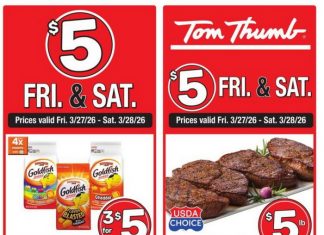 Tom Thumb Weekly Ad Mar 25 – Mar 31, 2026