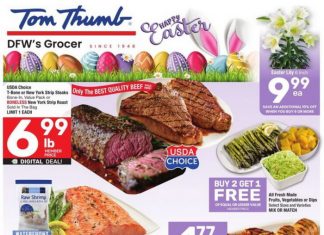 Tom Thumb Weekly Ad Apr 01 – Apr 07, 2026 (Easter Promotion Included)