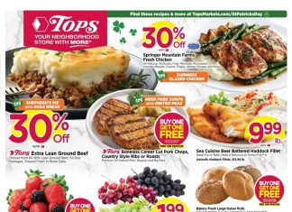 Tops Weekly Ad Mar 15 – Mar 21, 2026 (St. Patrick’s Day Promotion Included)