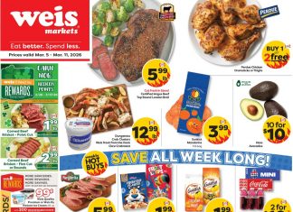 Weis Markets Weekly Ad Mar 05 – Mar 11, 2026 (Saint Patrick’s Day & Easter Promotion Included)