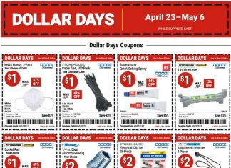 Harbor Freight Dollar Days Coupon Sale Apr 23 – May 06, 2026