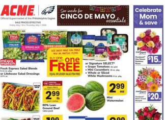 ACME Weekly Ad May 01 – May 07, 2026 (Mother’s Day Promotion Included)