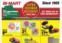 Bi-Mart Extra Member Discount Sale Apr 28 – May 18, 2026