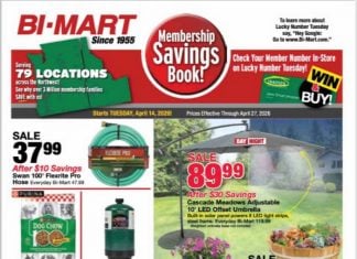 Bi-Mart Membership Savings Book Apr 14 – Apr 27, 2026