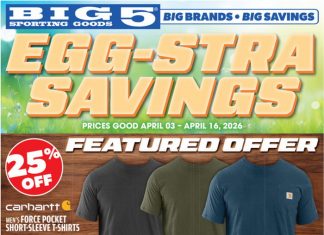 Big 5 Sporting Goods Weekly Ad Apr 03 – Apr 16, 2026