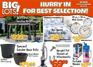 Big Lots Weekly Ad Apr 09 – Apr 15, 2026