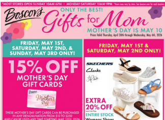 Boscov’s Weekly Ad Apr 30 – May 06, 2026 (Mother’s Day Promotion Included)
