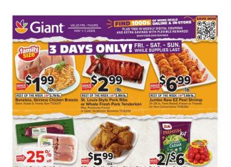 Giant Food Weekly Ad May 01 – May 07, 2026 (Mother’s Day Promotion Included)