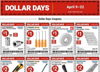 Harbor Freight Dollar Days Coupon Sale Apr 09 – Apr 22, 2026