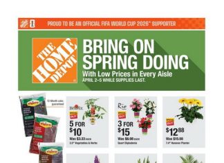 Home Depot Spring Savings Apr 02 – Apr 05, 2026