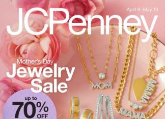 JCPenney Mother’s Day Jewelry Sale Apr 09 – May 13, 2026