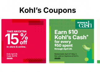 Kohl’s Coupon Ad Until Apr 26, 2026