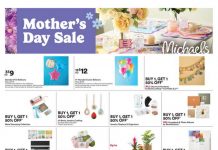 Michaels Weekly Ad Apr 26 – May 02, 2026 (Mother’s Day Promotion Included)