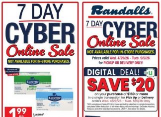 Randalls Weekly Ad Apr 29 – May 05, 2026