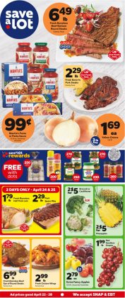 Save A Lot Weekly Ad Apr 22 – Apr 28, 2026