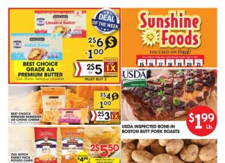 Sunshine Foods Weekly Ad Apr 15 – Apr 21, 2026