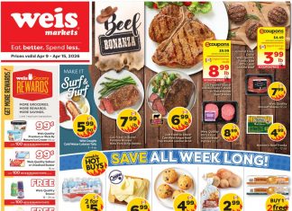 Weis Markets Weekly Ad Apr 09 – Apr 15, 2026