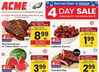 ACME Weekly Ad May 22 – May 28, 2026 (Memorial Day Promotion Included)