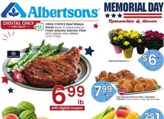 Albertsons Weekly Ad May 20 – May 26, 2026 (Memorial Day Promotion Included)