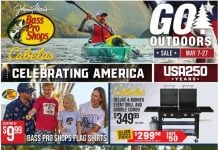 Bass Pro Shops Go Outdoors Sale May 07 – May 27, 2026