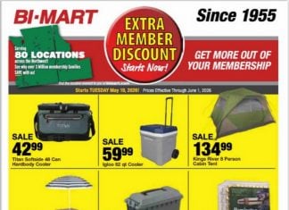 Bi-Mart Extra Member Discount Sale May 19 – Jun 01, 2026