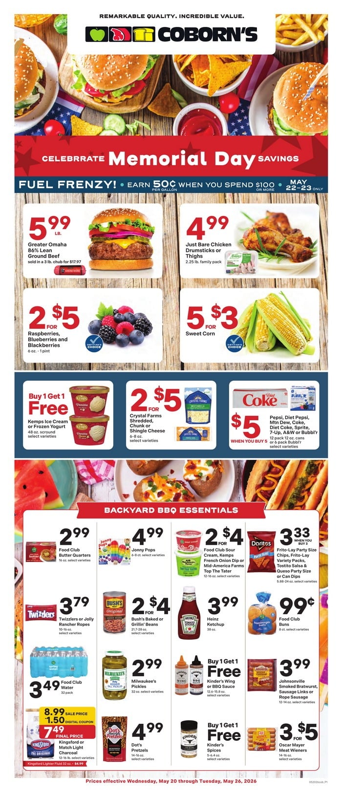 Coborn's Weekly Ad May 20 – May 26, 2026 (Memorial Day Promotion Included)