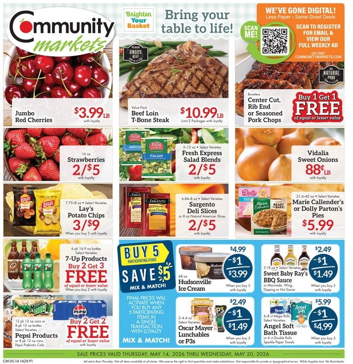 Community Markets Weekly Ad May 14 – May 20, 2026
