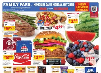 Family Fare Weekly Ad May 17 – May 23, 2026 (Memorial Day Promotion Included)