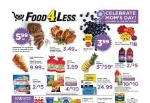 Food 4 Less Weekly Ad May 06 – May 12, 2026 (Mother’s Promotion Included)
