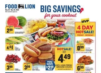 Food Lion Weekly Ad May 20 – May 26, 2026 (Memorial Day Promotion Included)