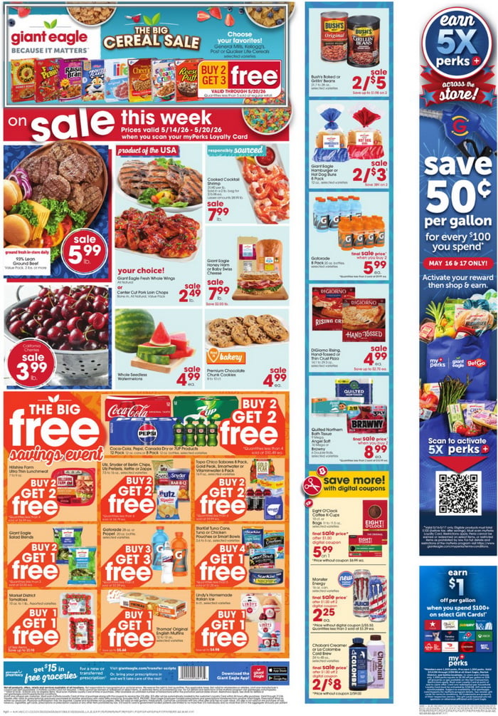 Giant Eagle Weekly Ad May 14 – May 20, 2026