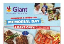 Giant Food Weekly Ad May 22 – May 28, 2026 (Memorial Day Promotion Included)